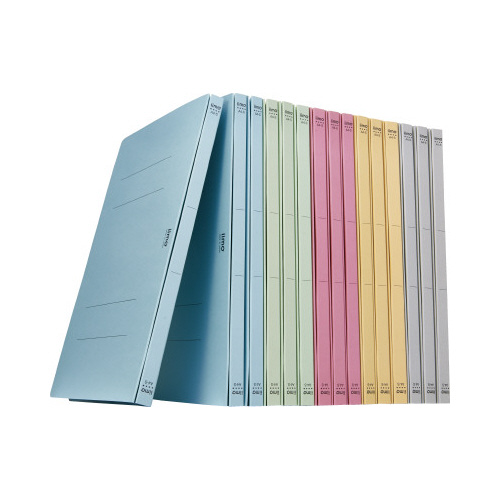 フラットファイルエコノミーA4縦 青 100冊