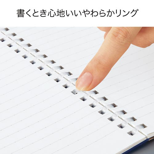 ソフトリングBiz 3号（A5） 方眼罫 50枚 黒