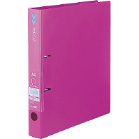 Dリングファイル＜K2＞ A4縦 収容枚数約280枚 2穴 赤