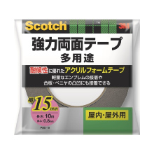 スコッチ® 強力両面テープ 幅15mm