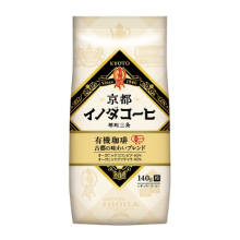 キーコーヒー 京都イノダコーヒ 有機珈琲 古都の味わいブレンド 粉 140g