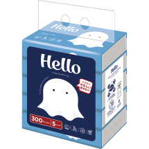 ハロー ソフトパックティッシュ 150組 5個パック