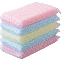 カラフルメッシュスポンジ 5個入