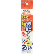 クリンクル 粘着スペアテープ ミニ 強粘着 スパイラル 90周 2P