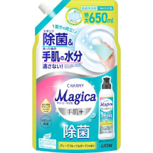 CHARMY Magica 手肌+除菌 グレープフルーツ&ガーデンの香り つめかえ用大型サイズ 650ml